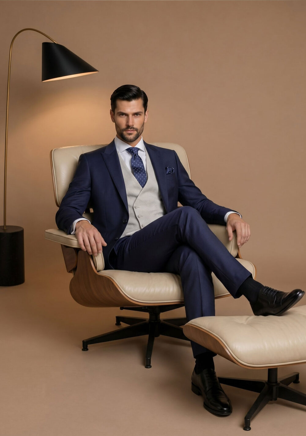 Traje Azul Puertolas Torino