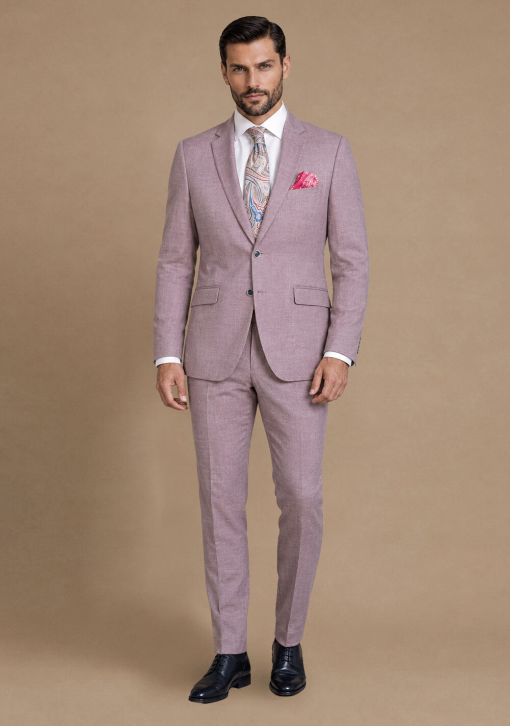 Traje de Novio Granate Portel