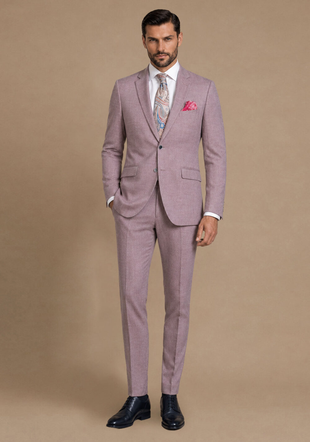 Traje de Novio Granate Portel