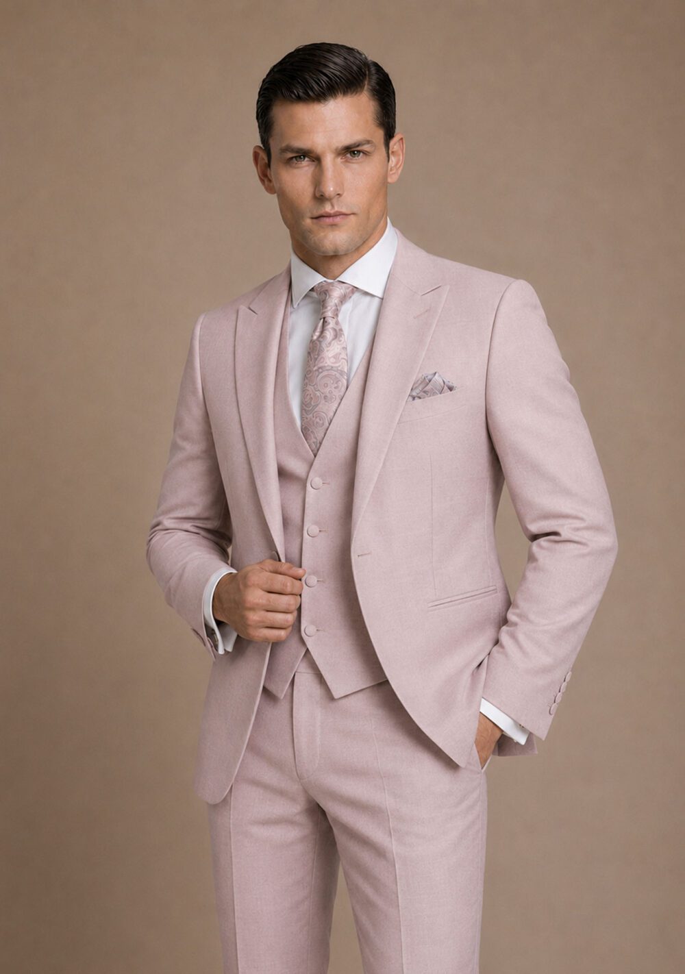 TRAJE ROSA NAVAS TORI PINER