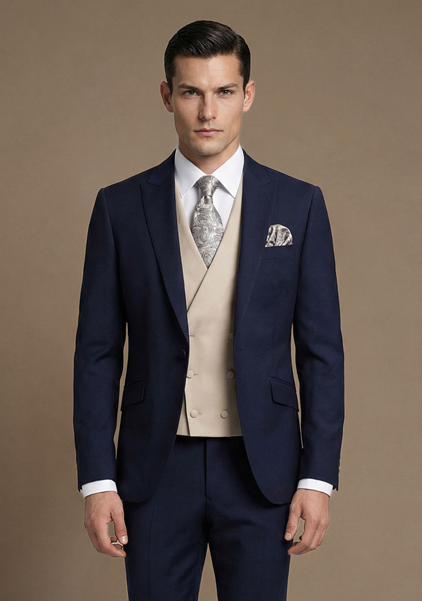 TRAJE AZUL ASPAS TORINO - Imagen 4