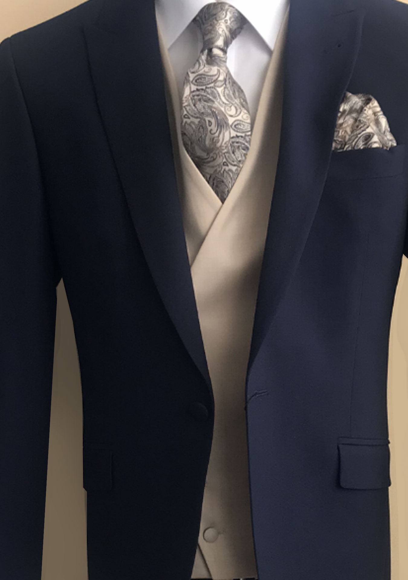 TRAJE AZUL ASPAS TORINO - Imagen 2