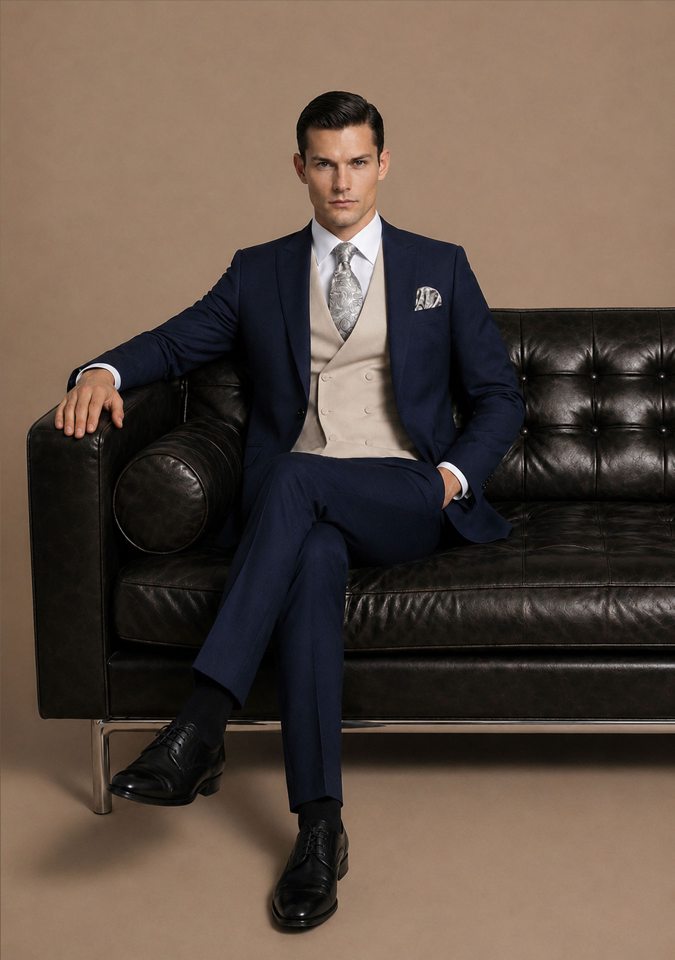 TRAJE AZUL ASPAS TORINO