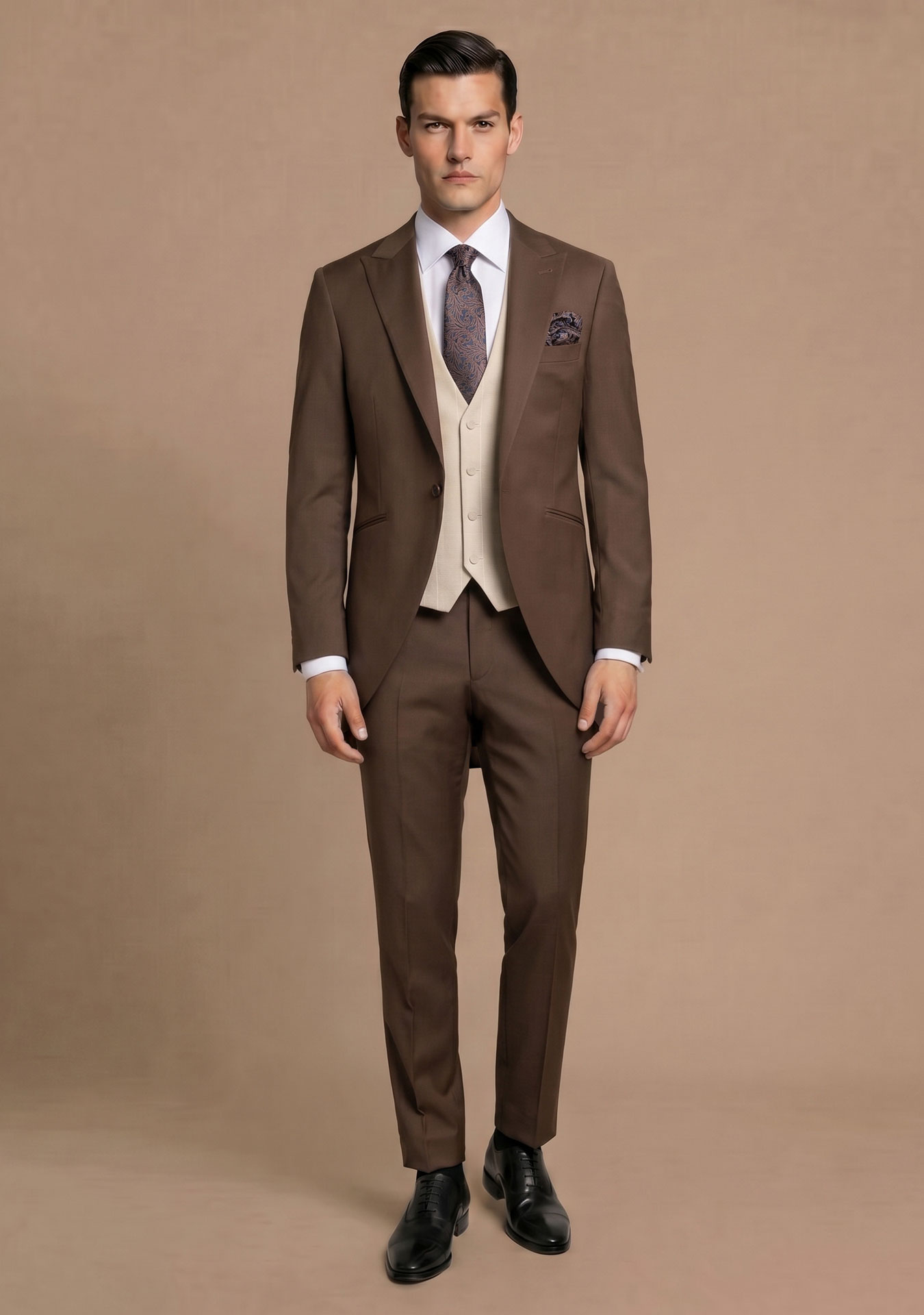 TRAJE MARRON ALMEZ SALI - Imagen 2