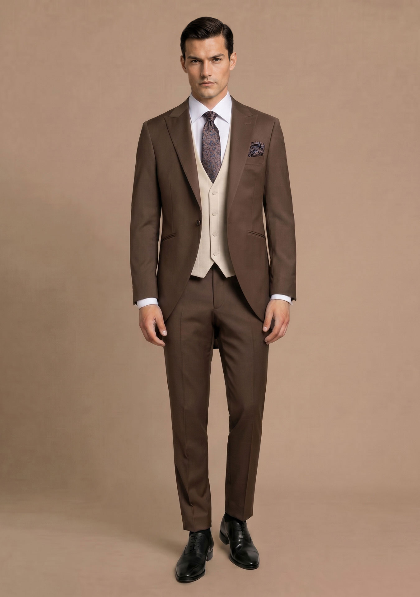 TRAJE MARRON ALMEZ SALI - Imagen 2
