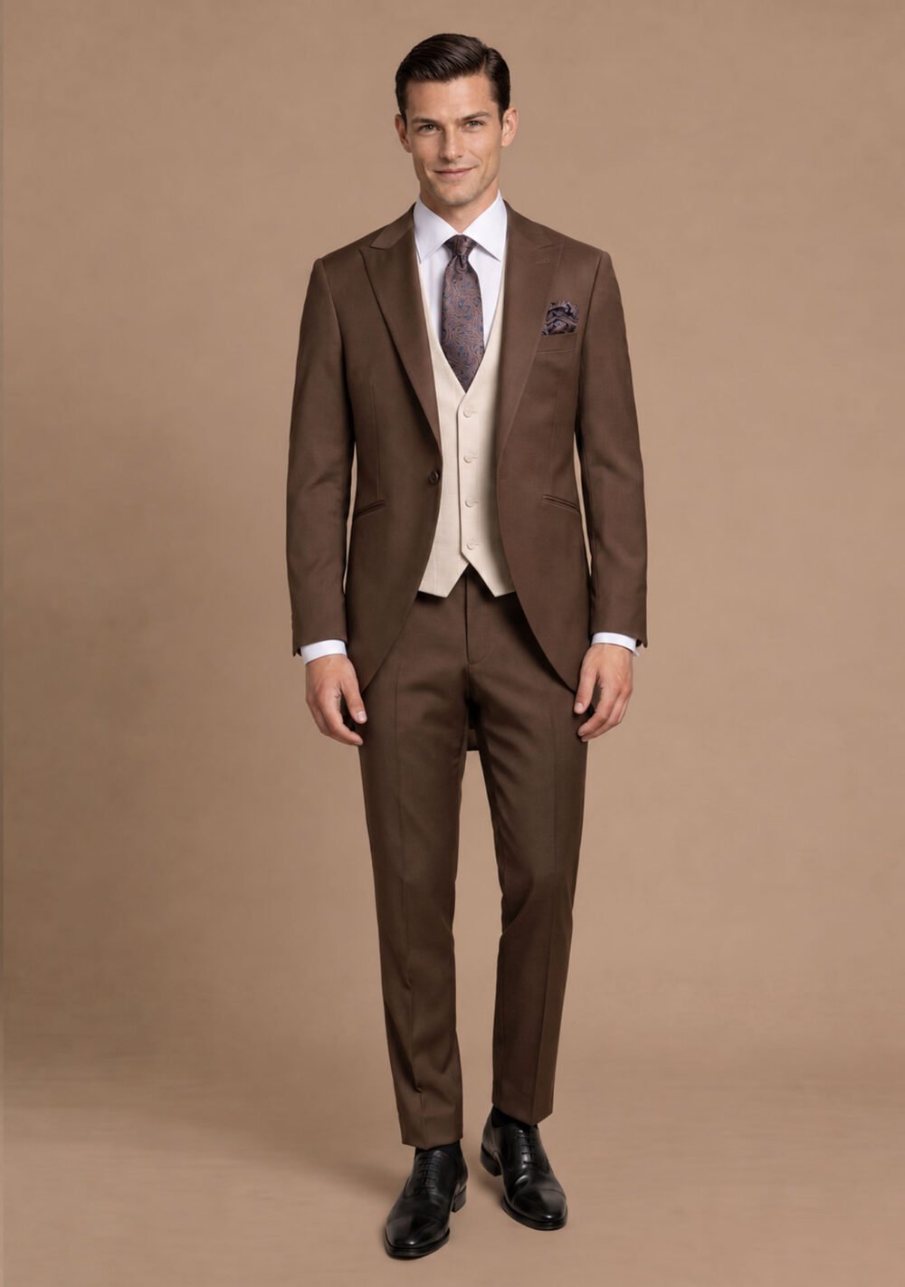 TRAJE MARRON ALMEZ SALI